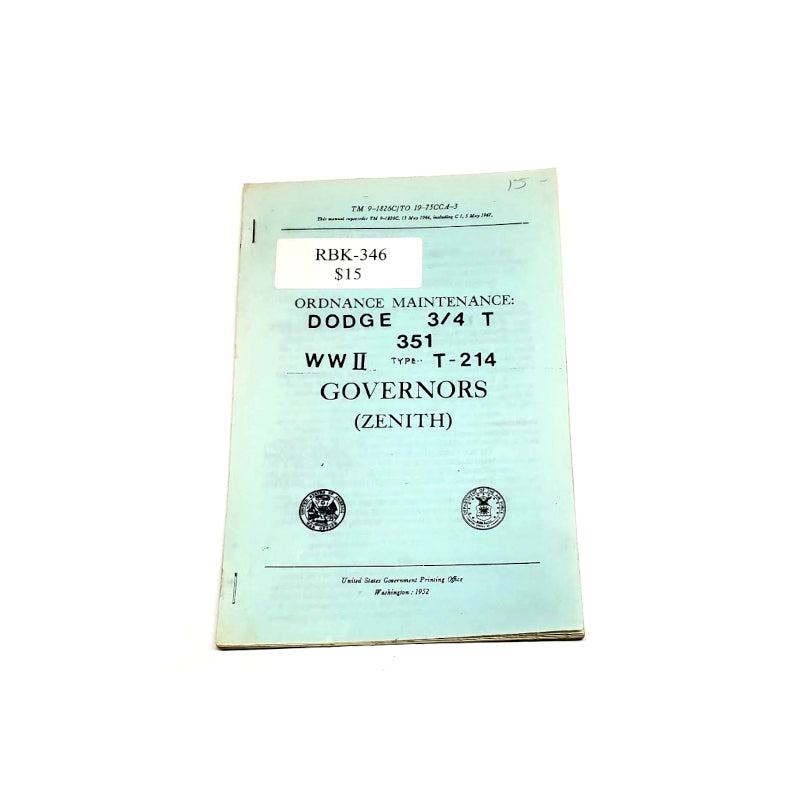 TM 9-1826C/TO 19-75CCA-3 Ordnance Maintenance: Zenith Model 29