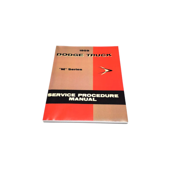 New M-Series (Civilian Only) Service Procedure Manual 1959 - RBK-423