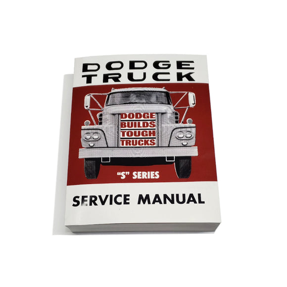 New 1963 S-Series Service Manual - RBK-505