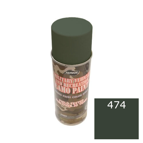 <b>Sold Out</b> - Military Vehicles 12 oz Spray Paint Can - Green - #474