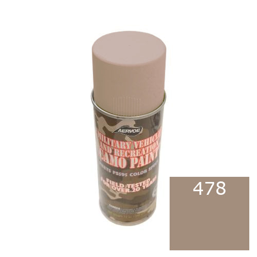 <b>Sold Out</b> - Military Vehicles 12 oz Spray Paint Can - Urban Tan - #478