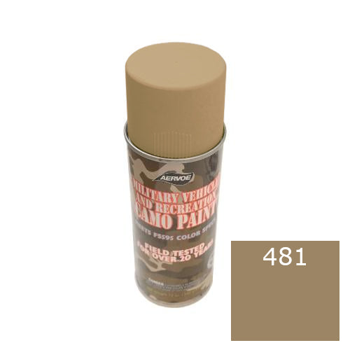 <b>Sold Out</b> - Military Vehicles 12 oz Spray Paint Can - Light Coyote - #481
