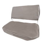 New 2-Piece Vinyl Bench Seat Cover Set - Gray - N2PBSC-GRY