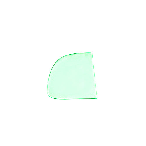 New Laminated Safety Window Glass - Closed-Cab, Wing Vent - Green - CC909289-GRN