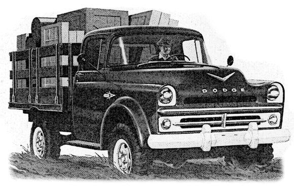 1957 D100/200/300 & W100/200/500 Power Giant & Town Wagon Parts