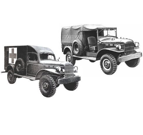 Flat Fender Military Export - Open Cab 1957-78 &  Ambulance 1951-53, 1964-70 Parts