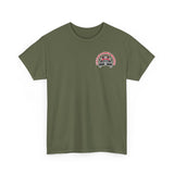 Vintage Power Wagons T-Shirt – Front: VPW Logo - Back: Classic VPW Lineup Heavy Cotton Tee
