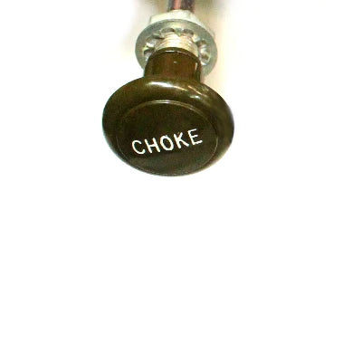 NOS Choke Control Button & Wire Assembly  - 38” Green Knob - CC1268999