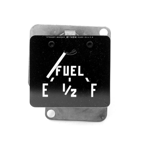 NOS Late Flat Fender Power Wagon Fuel Gauge (Black Face) - CC1660854