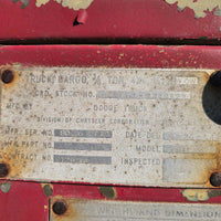 FOR SALE: 1954 Dodge M37 Fire Truck - 3/4 Ton 4x4 - VIN #80262711