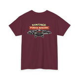 Vintage Power Wagons T-Shirt – Front: VPW Logo - Back: Classic VPW Lineup Heavy Cotton Tee