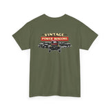 Vintage Power Wagons T-Shirt – Front: VPW Logo - Back: Classic VPW Lineup Heavy Cotton Tee