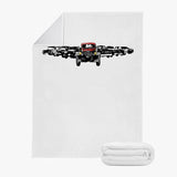 Dodge Truck Evolution - Plush Travel Blanket