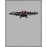 Dodge Truck Evolution - Plush Travel Blanket