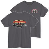 Vintage Power Wagons T-Shirt – Front: VPW Logo - Back: Classic VPW Lineup Heavy Cotton Tee