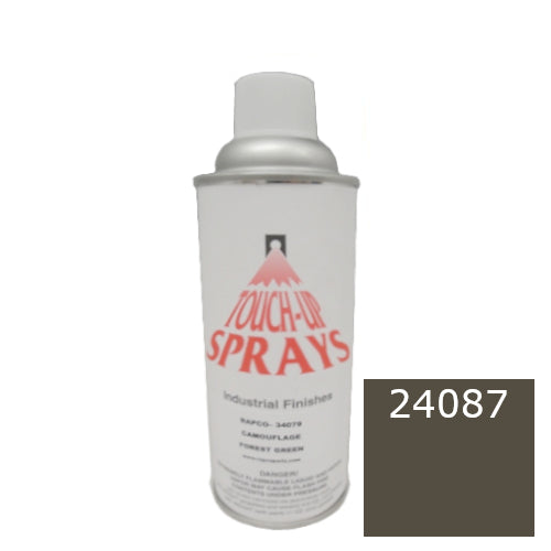Rapco Touch-Up Sprays - Industrial Finishes - 12 oz Spray Paint Can - Olive Drab Semi Gloss - #24087