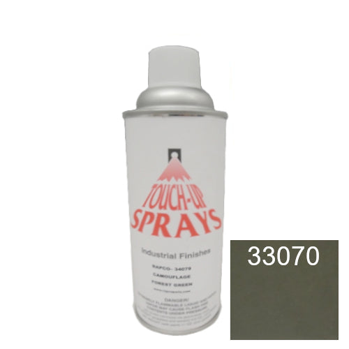 Rapco Touch-Up Sprays - Industrial Finishes - 12 oz Spray Paint Can - Olive Drab Matte - #33070