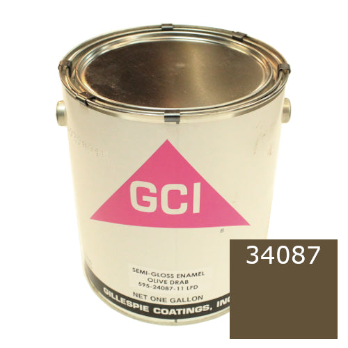 Military Vehicles 1 Gallon Paint Cans - Olive Drab Lustreless WWII - #34087