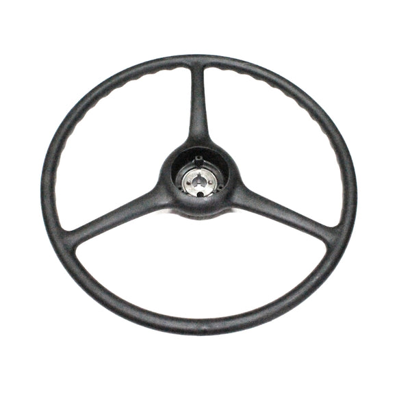 New 1948-53 2WD 17” Black Plastic Steering Wheel - 11/16” - 3/4” tapered spline - CC1195035-17