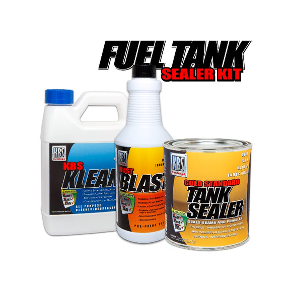 <b>Closeout</b> - Gold Standard Gas Tank Sealer Kits - 5 Gallon, 12 Gallon & 25 Gallon