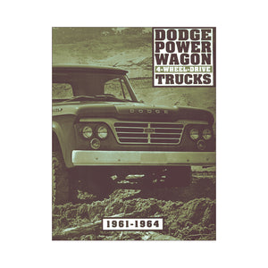 Dodge Power Wagon 4-Wheel-Drive Trucks 1961-1964 Manual - NBK-305