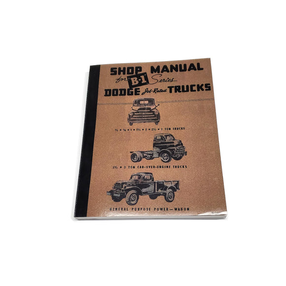 Shop Manual B-1 Series Dodge Job-Rated Trucks 1948-1949 - RBK-377