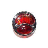 New Left Vintage Style Taillight with ”STOP” Lens w/License Plate Light - NTL234 (Left)