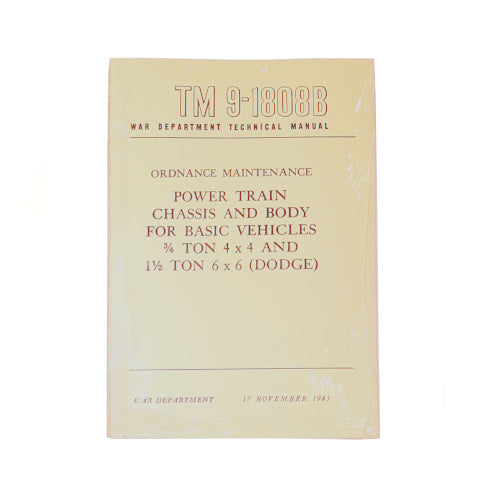 396 398 399 TandC 様おまとめページ New TM 9-1808B Ordnance Maintenance - Power Train, Chassis & Body
