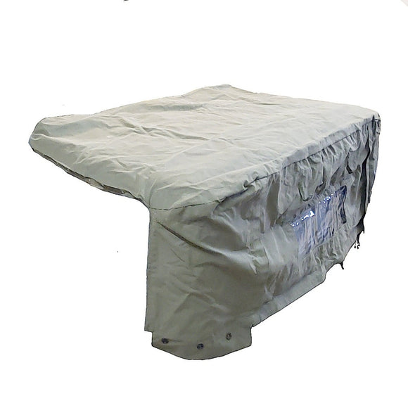 New M37 Complete Canvas Cab Top Assembly with Rear Zippered Window & Metal Inserts - CC1277575