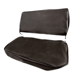 New 2-Piece Vinyl Bench Seat Cover Set - Black - N2PBSC-BLK